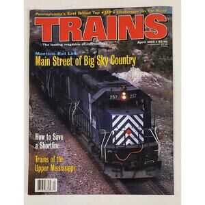 TRAINS Magazine April 1993 Montana Rail Link Big Sky East Broad Top VG